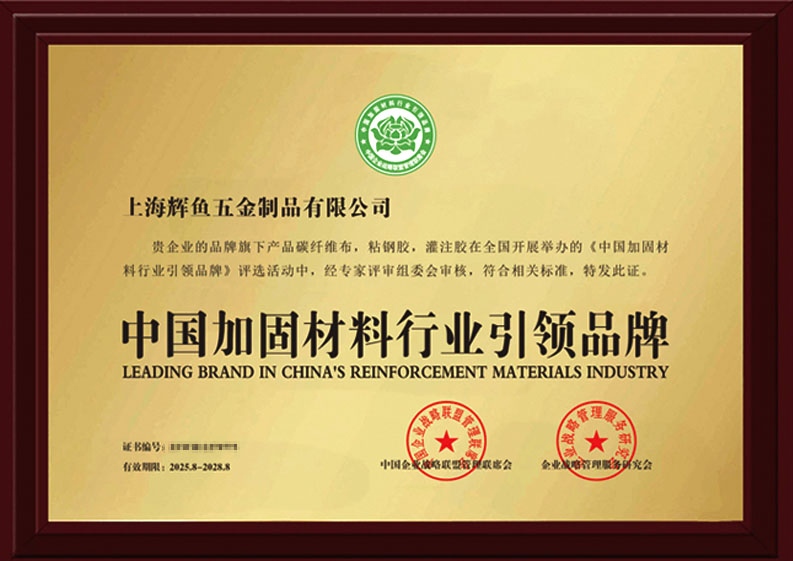 上海辉鱼中国加固材料行业引领品牌